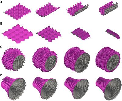 Frustration propagation in tubular foldable mechanisms